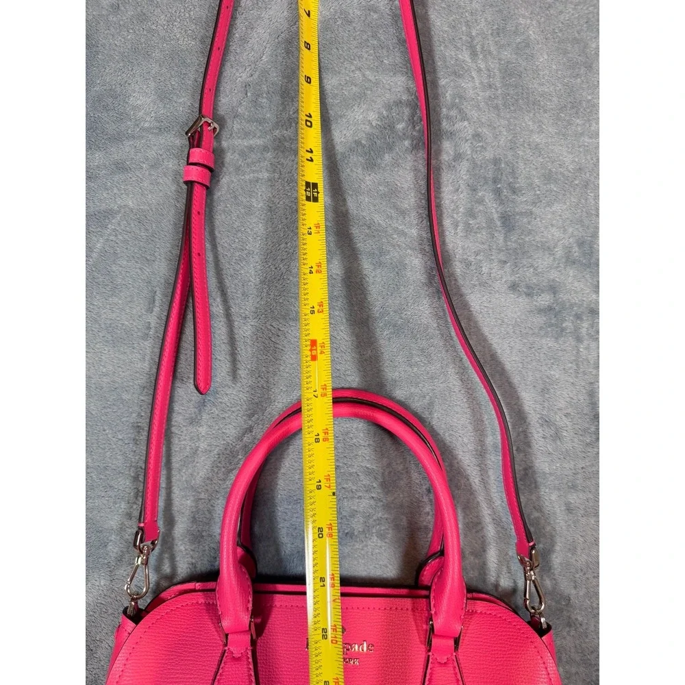 Kate Spade New York Staci Satchel and Wallet Set Pink Crossgrain Leather